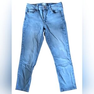 Universal Thread High Rise Slim Straight Jeans Light Wash Y2K 4/27R